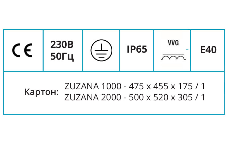 ZUZANA 1000/2000 ZUZANA 1000/2000
