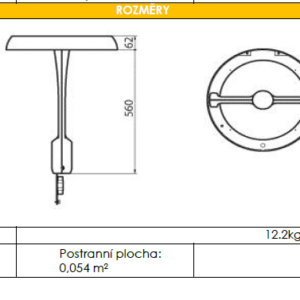 ES DEA PARK - rozměry